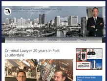 Tablet Screenshot of crime-lawyers.com